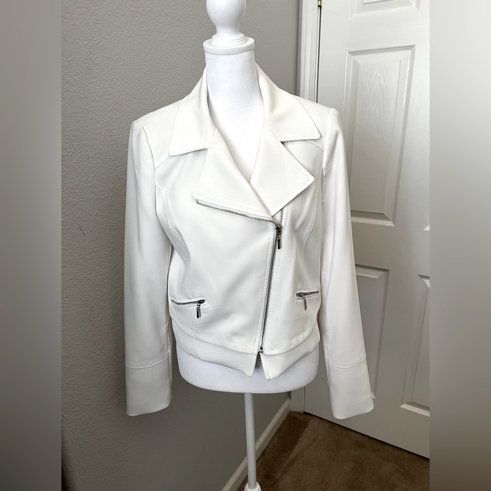 Cropped Moto Jacket